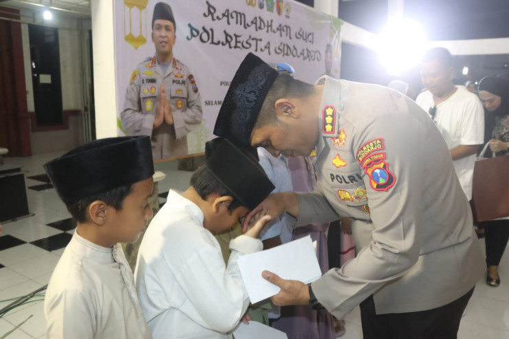 Safari Ramadhan Kapolresta Sidoarjo di Wilayah Barat untuk Kerukunan Bersama