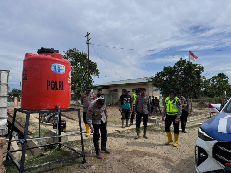 Polri Percepat Pemulihan Aceh Tamiang Target 389 Titik Sumur Bor Air Bersih 208 Telah Terealisasi